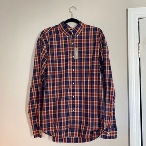 Jcrew Plaid Oxford